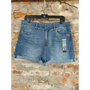 No Boundries New Jean Shorts Juniors Sz 15 Mom Super High Rise Curvy B